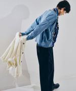 INDIGO 裏毛&ピグメントダイ　プルオーバー